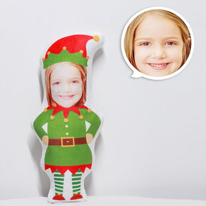 My Face Pillow Custom Personalized Photo Pillow Gift Christmas Elf Christmas Angel Costume Throw Pillow MiniMe Costumes Dolls and Toys