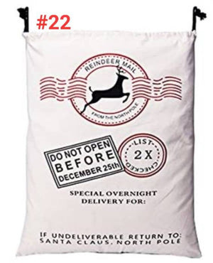 Personalized Santa sack, Canvas Santa sack for kids, Santa Sack, personalized, christmas bag, santa bag, canvas santa bag