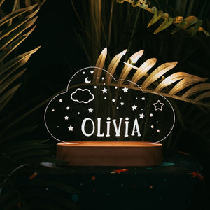 Baby Night Light, Cute Rainbow Night Light, Personalized Night Light, Custom Night Light, Baby Girl Gift, Rainbow Night Light, Gift For Kids