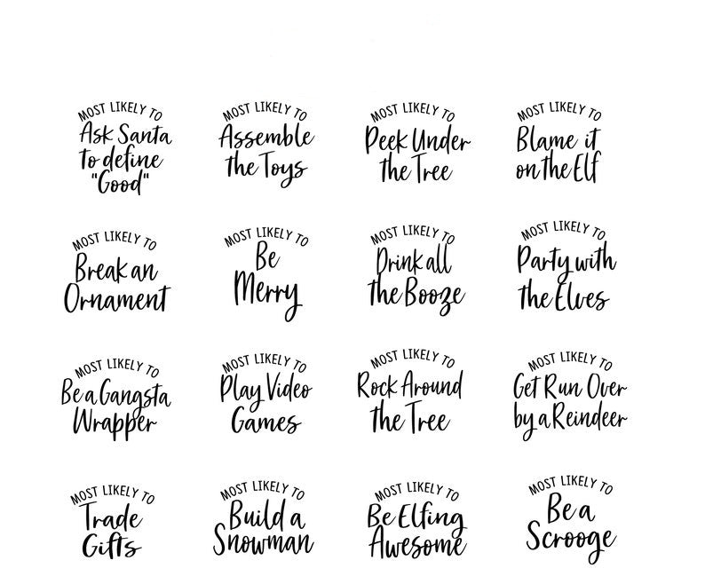 Funny Christmas Shirts, Family Christmas Shirts, Christmas Party Shirts, Most Likely to, Christmas Gift Funny, Matching Christmas Shirts