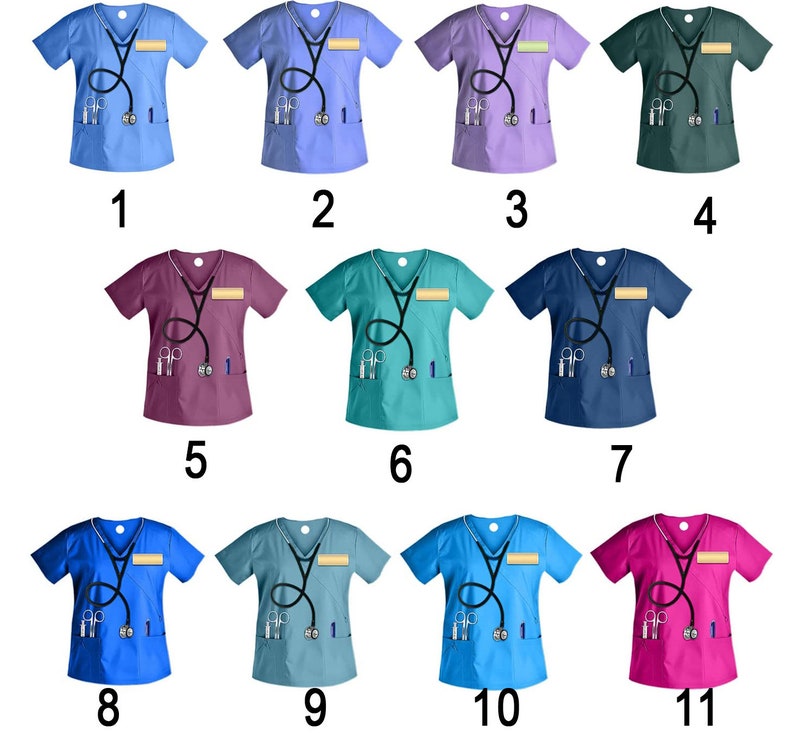 Scrubs Nurse Keychain - Personalized Nurse Scrubs Acrylic Keychain, Nurse Uniform Car Ornament, Nurse Gift For Nurse