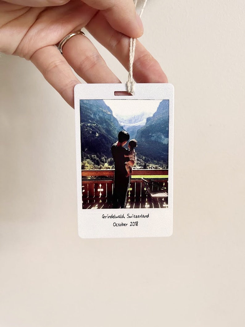Polaroid Ornaments Personalized Ornaments Christmas Ornaments Photo Ornament Stocking Stuffer Custom Ornament