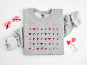 Cute Heart Shirt, Womens Valentines Day Sweatshirt, Valentine Sweatshirt, Womens Valentines Day Shirt, Valentines Day Shirt, Valentines Tee