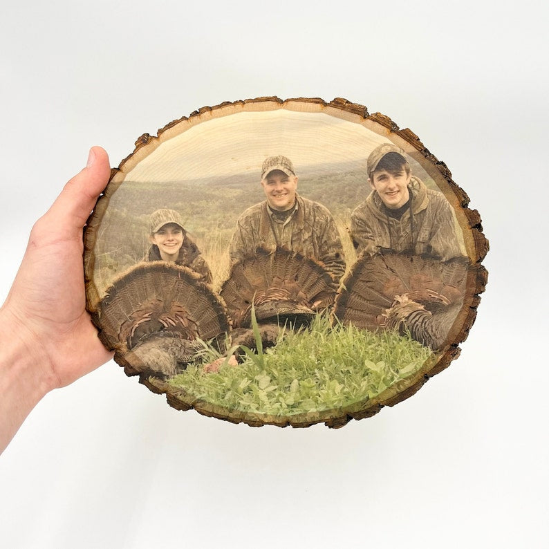 Hunting Decor, Your Hunting Picture on Wood, Custom Wood Photo Transfer, Outdoor Pictures, Hunting Gifts, Deer Pictures, Dad Christmas Gift