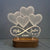 Personalized 3D Illusion LED Lamp | Infinity Heart Valentines Gift | Light up Sign | Couples gift/ Gift for her / Anniversary gift