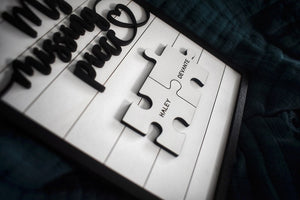 My Missing Piece Custom Valentines Day Sign | Significant Other Gift | Anniversary | Wife Gift | Lovers Gift | Meaningful Valentines Gift