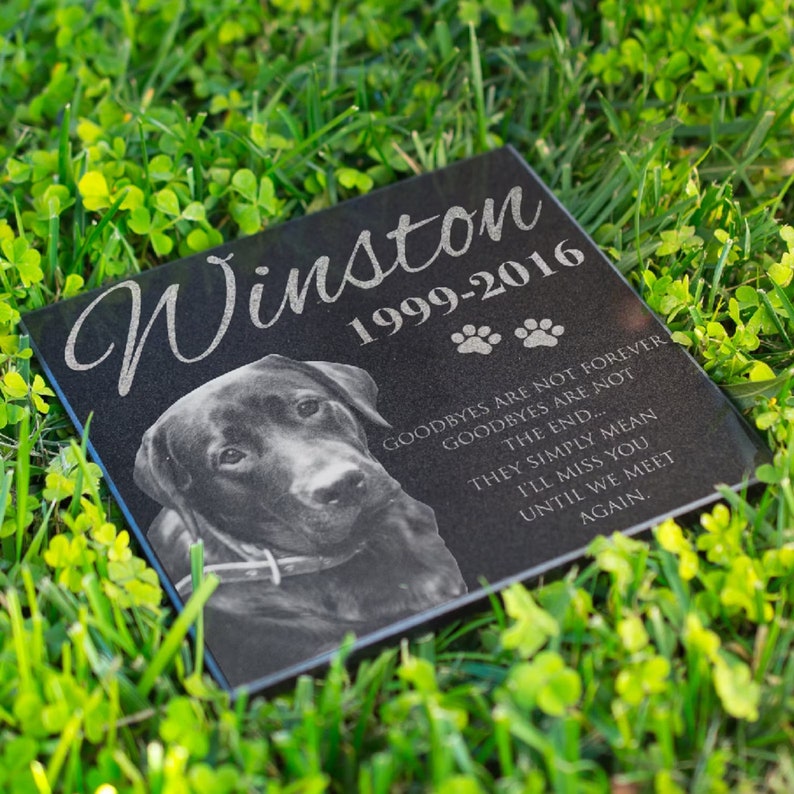 Pet Memorial Stone, Dog Memorial Stone, Personalized Pet Memorial Gift, Dog Memorial Gift, Pet Headstone, Pet Grave Stone, Pet Grave Marker il_794xN.4554801027_iskf.jpg