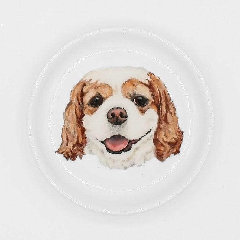 Custom Pet Ring Dish | ceramic jewelry trinket dish | anniversary wedding valentines boyfriend fiance husband gift | made to order