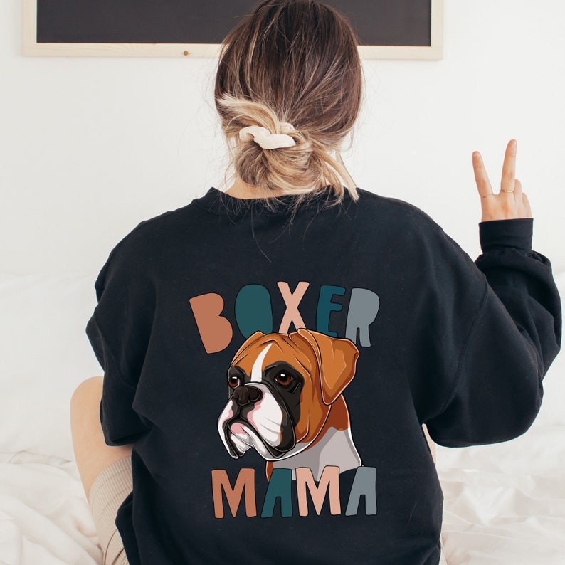 Custom Dog Mama Hoodie, Personalized Dog Back Design Shirt, Dog Mama Shirt, Dog Lovers Shirt, Dog Mom Sweater