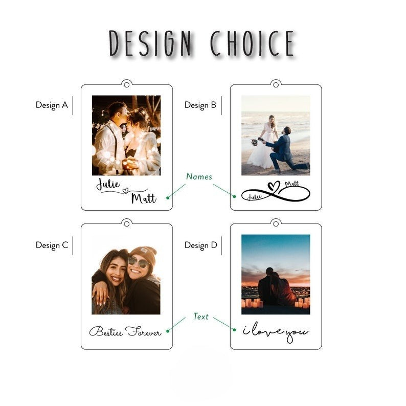 Custom Photo Keychain | Personalized Photo Keychain | Anniversary Gift | Gift for Him | Gift for Her | Christmas gifts