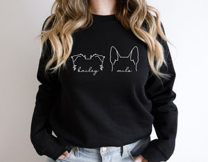 Custom Dog Ears Apparel, Dog And Cat Ears, Custom Dog Mama Shirt