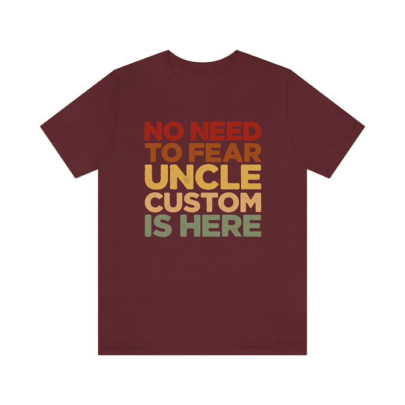 Retro Uncle Shirt, Crazy Uncle Shirt, Personalized Uncle Gift, Funny Uncle Shirt, Custom Uncle Shirt, Promoted to Uncle, Father's Day Tshirt