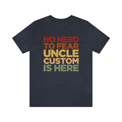 Retro Uncle Shirt, Crazy Uncle Shirt, Personalized Uncle Gift, Funny Uncle Shirt, Custom Uncle Shirt, Promoted to Uncle, Father's Day Tshirt
