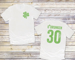 O'Wasted St. Patrick's Day Drinking Team T-shirt, Custom Drinking Tee, St. Pattys Day Shirt, St. Paddy's Day, Shamrock Shirts