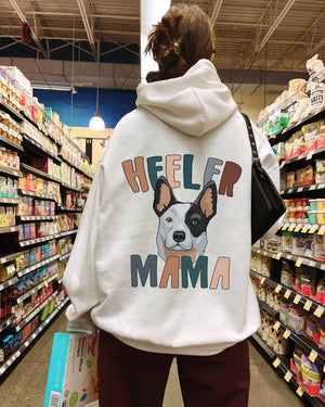 Custom Dog Mama Hoodie, Personalized Dog Back Design Shirt, Dog Mama Shirt, Dog Lovers Shirt, Dog Mom Sweater