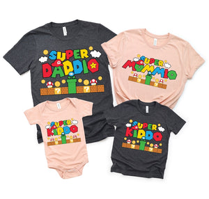 Super Daddio & Super Kiddio Matching Shirt, New Dad Shirt, Father's Day Shirt, Gift for Dad, Family Matching Shirt