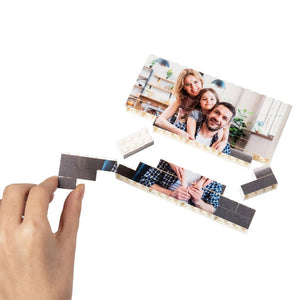 Personalized Customized Photo Rectangle Building Block, Puzzle Picture Building Block, Picture Memory Decor, Gift for Him, Fathers Day Gift