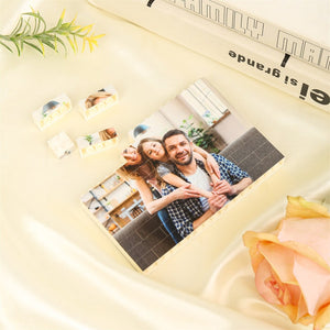 Personalized Customized Photo Rectangle Building Block, Puzzle Picture Building Block, Picture Memory Decor, Gift for Him, Fathers Day Gift