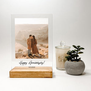 Personalized Photo Plaque Couple Gift, Gift for Him , Photo Wedding Gift, Picture Frame, Gift for Her, Gifts for Mom