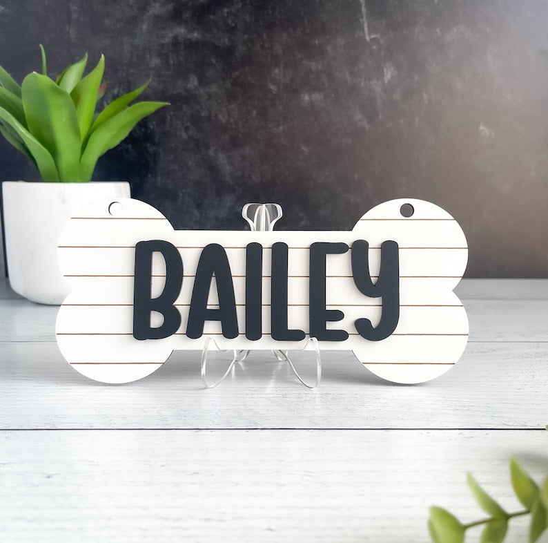 Personalized Crate Sign, Custom Dog Decor, Hanging Crate Sign, Custom Crate Sign, Dog Bone Sign, Personalized Dog Gift, Crate Dog Decor il_794xN.4666180663_m9kt.jpg