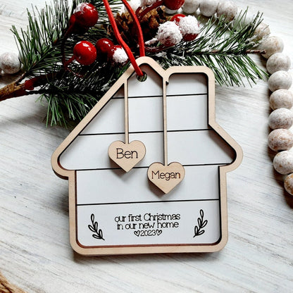 First Christmas in our New Home Ornament / Personalized