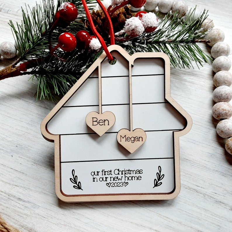 First Christmas in our New Home Ornament / Personalized