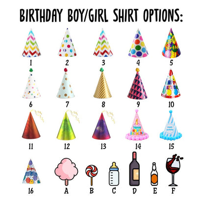 Custom Face Birthday Shirts, Funny Birthday Matching Shirts, Birthday Boy, Birthday Girl, Birthday Party Group Shirts, Funny Custom Design