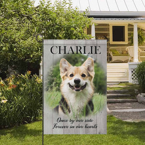 Personalized Pet Garden Flag, Custom Photo Name Text Garden Flag, Memorial Dog Garden Flag, Custom Yard Art, Pet Lovers Gift, Pet Photo Gift