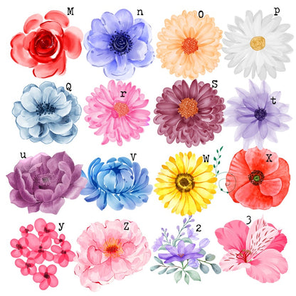 Personalised FLOWERS Family Our Family PRINT Gift / Mum Birthday Gift / Mothers Day for Mummy / Mothers Day Gift / Mum Birthday Gift