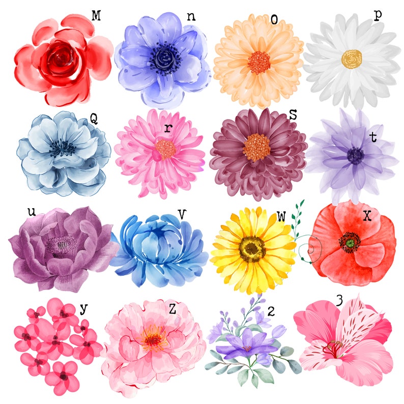 Personalised FLOWERS Family Our Family PRINT Gift / Mum Birthday Gift / Mothers Day for Mummy / Mothers Day Gift / Mum Birthday Gift