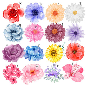 Personalised FLOWERS Family Our Family PRINT Gift / Mum Birthday Gift / Mothers Day for Mummy / Mothers Day Gift / Mum Birthday Gift