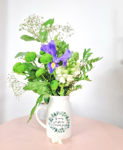 Mothers Day Personalised Vase Gift,Birthday Gift for Mum , Grandparents Gift, Nan Gift, Gift for mum, Mothers Day Custom vase, Gift For Her