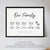 Love Heart Family Print, Fully Custom Print for Family, Mothers Day, Gift for Mum, Personalized Family Print, Wall D cor, Gift for Mum