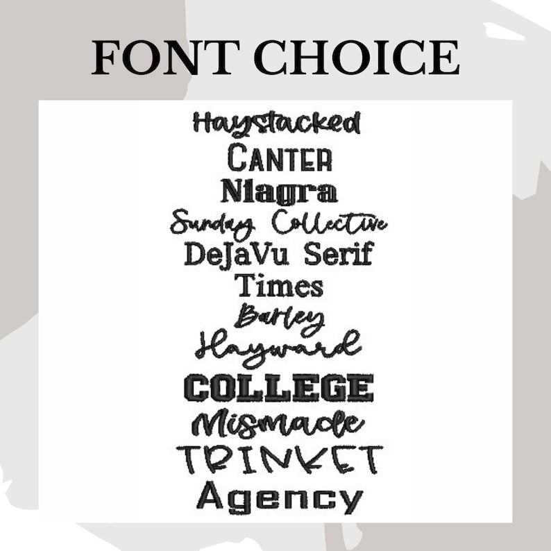 EMBROIDERED Dog Ears with Personalized Names