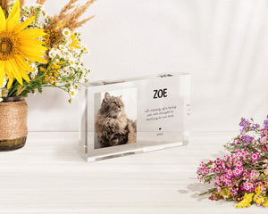Sympathy Gift for Cat, In Loving Memory of Cat, Hardest Goodbye, Pet Memorial Plaque