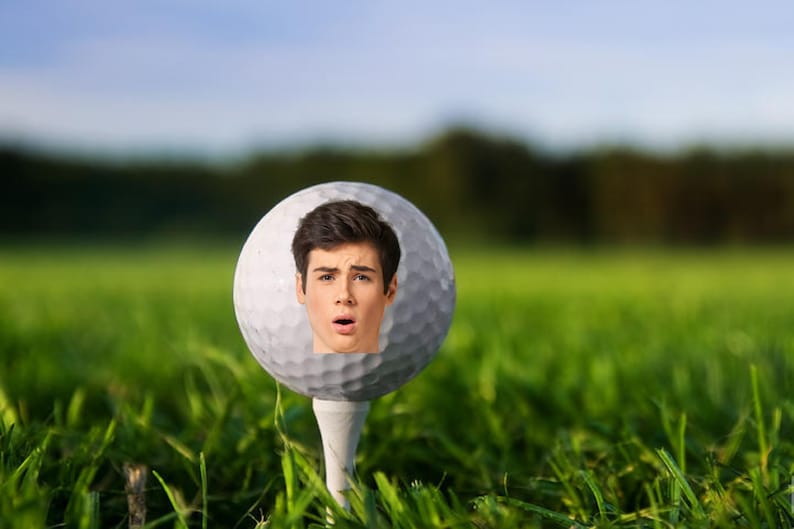 Golf Ball With Face On It, Your Face On Golf Ball, Custom Image Golf Ball, Custom Golf Ball, Groomsman Golf Ball, Funny Golf Ball, Golf GIft