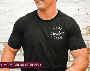Cool Uncles Club Shirt, Pregnancy Announcement TShirt for Uncle, Cool Uncle T-Shirt for New Uncle, Funny Gift for Uncle to Be