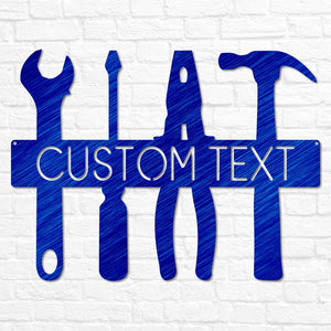 Custom Metal Shop Sign | Workshop Sign for Him | Gifts for Him Gifts for Men Father Husband | Custom Garage Sign | Fathers Day Gift | Man Birthday