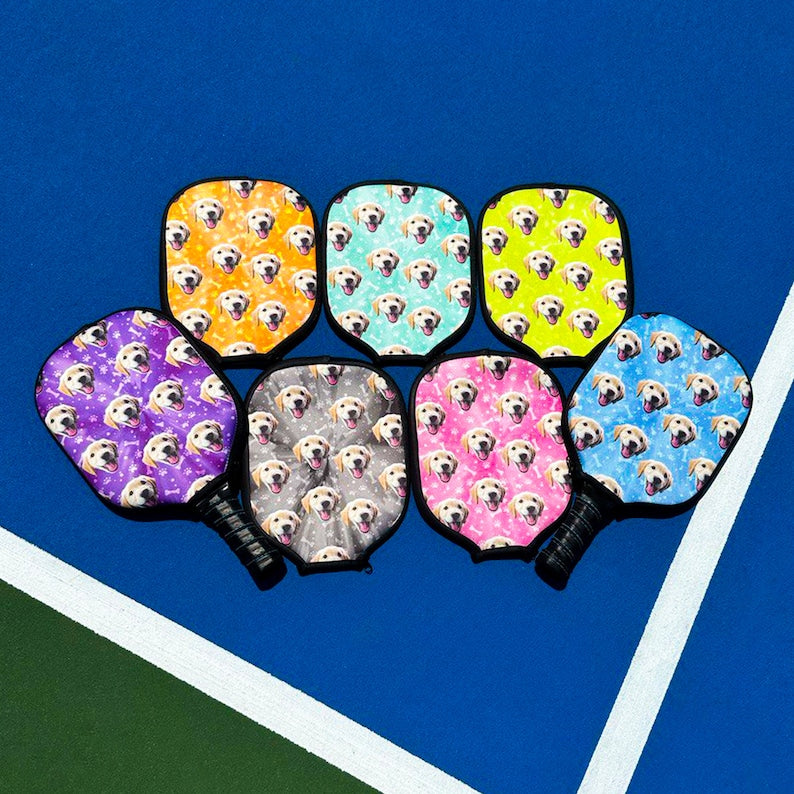 Customized Dog Pickleball Cover - Put Your Pet on a Personalized Pickleball Cover,Perfect for Pet Lovers,Pet Owners,Fathers Day Gift