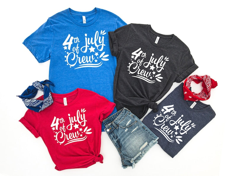 4th of July Crew shirt,4th of July Crew, Cousin matching, family matching, fourth of july shirt, 4th of july shirt, merica shirt, USA shirt