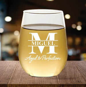 Birthday Custom Wine Glass Favors, Personalized Party Favor Birthday, Engraved Wine Glasses, 21, 30th, 50th, 60th for Woman