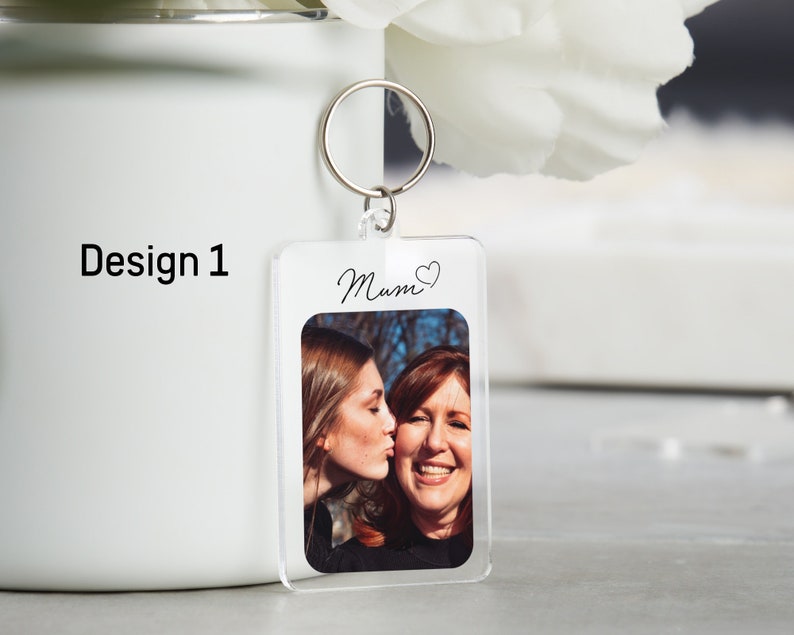 Mum Gift, Personalised Mum Mom Keyring Keychain, Mothers Day Gift, Mum Custom Photo Gift, Birthday Gift for Mum, Acrylic Plaque