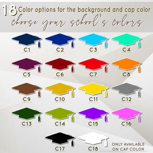 Personalized Graduation Banner w/ Photo, Name & School - Outdoor Graduation Decoration 2025 - Class of 2025 - Graduation Yard Sign