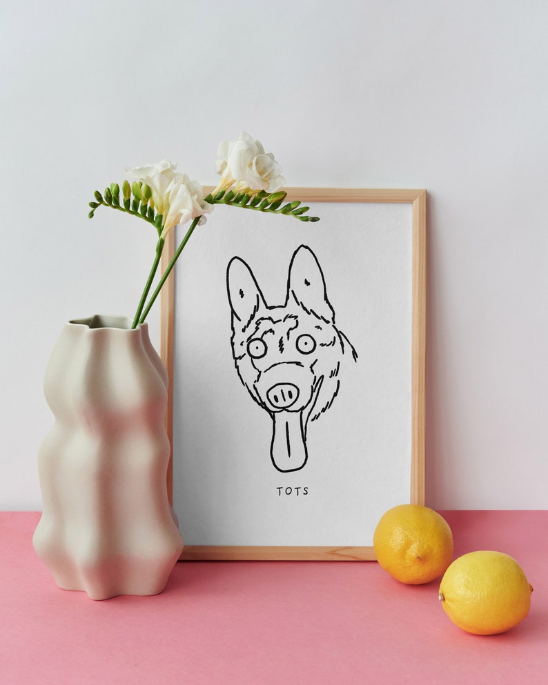 Custom Ugly Dog Portrait Dog Art Custom Pet Portrait Pet Parent Gift Pet Portrait Custom Art Custom Dog Pet Memorial Gift Pet Art