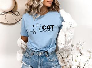 Cat Mama Shirt, Cat Mom Shirt, Cat Shirt for Cat Mom, Cat Lover, Mother's Day Gift For Cat Mom, Cat Lover Gift, Cat Shirt, Mom Shirt