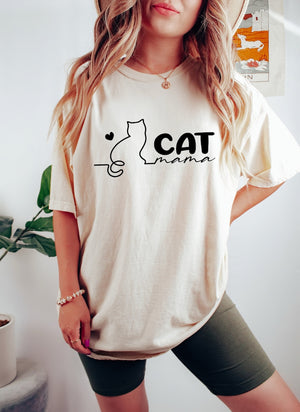 Cat Mama Shirt, Cat Mom Shirt, Cat Shirt for Cat Mom, Cat Lover, Mother's Day Gift For Cat Mom, Cat Lover Gift, Cat Shirt, Mom Shirt