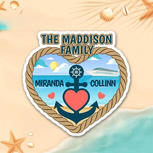 Personalized Couple Cruise Door Magnets, Cruise Door Decorations, Royal Caribbean Door Magnet