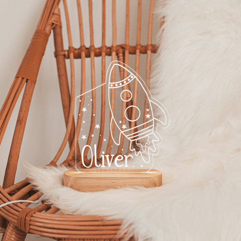 Baby Boy Night Light, Personalized Train Night Light, Cute Night Light, Birthday Gifts For Kids, Easter Gifts For Toddlers, Nursery Decor