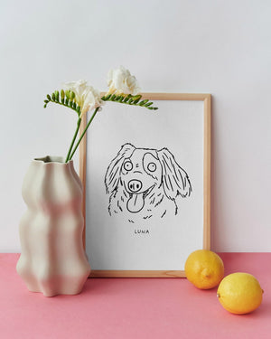 Custom Ugly Dog Portrait Dog Art Custom Pet Portrait Pet Parent Gift Pet Portrait Custom Art Custom Dog Pet Memorial Gift Pet Art