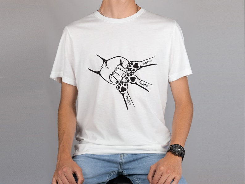 Personalized Dog Dad Shirt, Gift for Dog Lover, Dog Dad Shirt for Fathers Day, Dog Dad Gift for Birthday, Gift for Dad